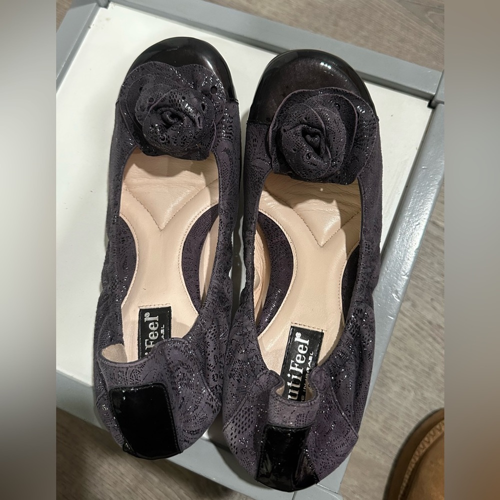 New Beautifeel Purple Ballerina Flats Size 37/6.5